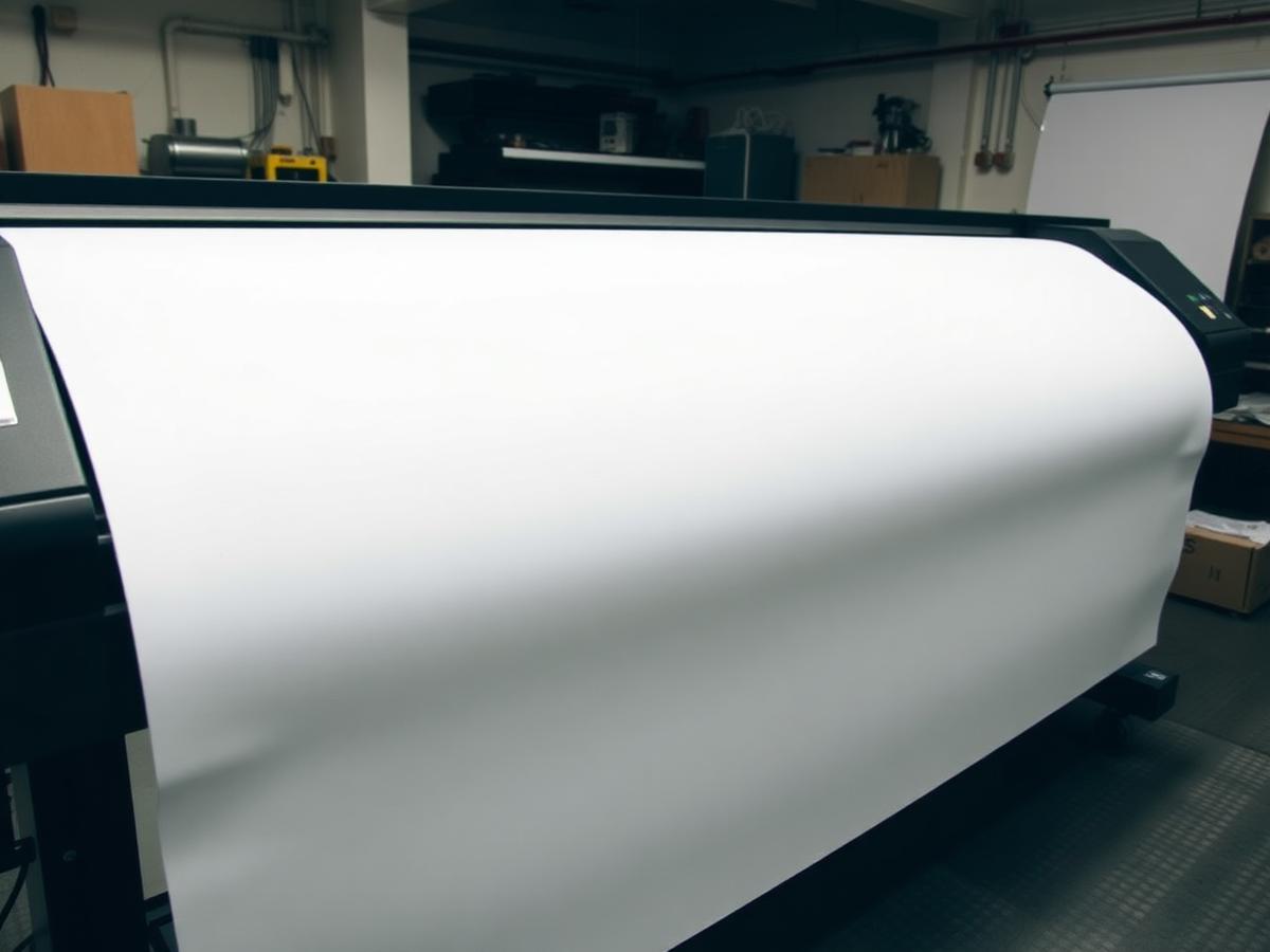 Wide format printer producing banner graphics